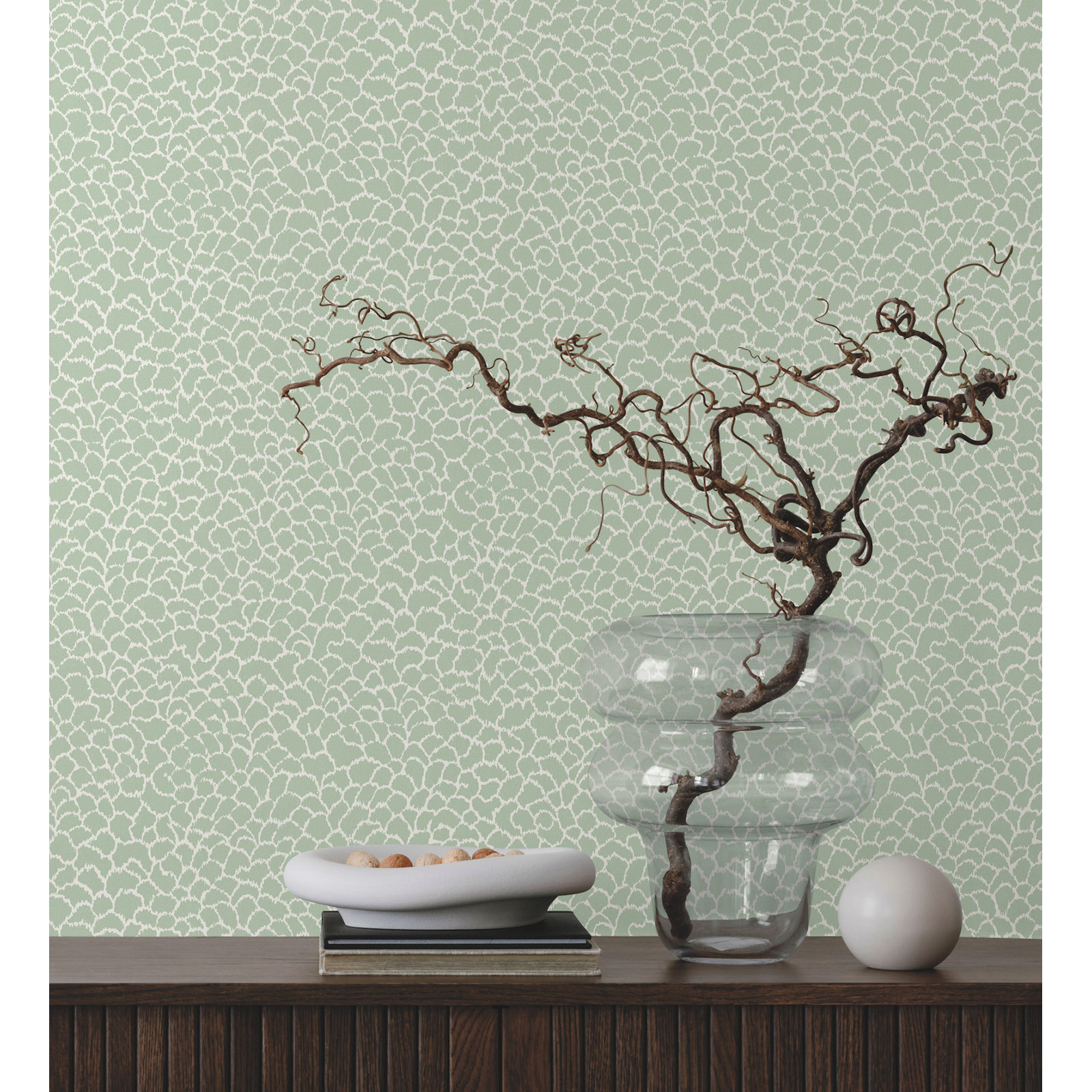 Mae Abstract Wallpaper, Green