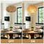 Luminaire suspendu blanc en rotin Nest