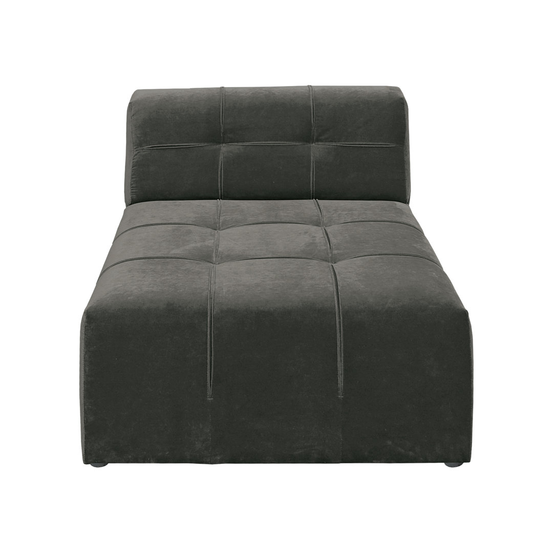 Altea Longchair Sessel Modular Schwarz PCV