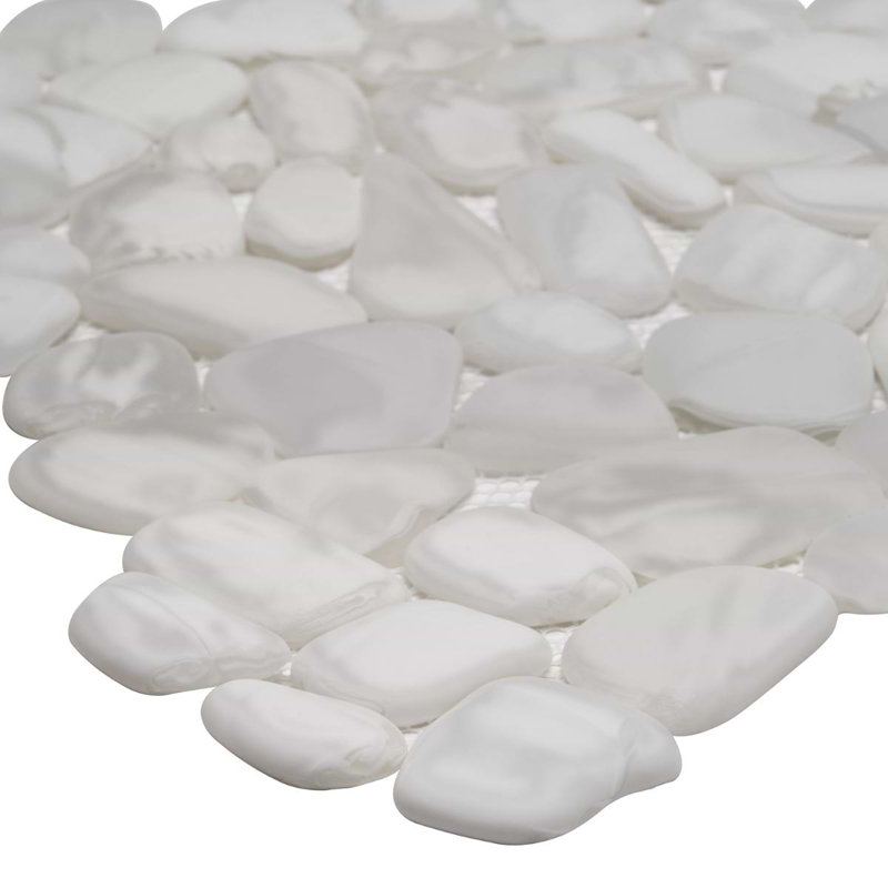 Riverglass 12x12 Frosted Glass Mosaic Tile