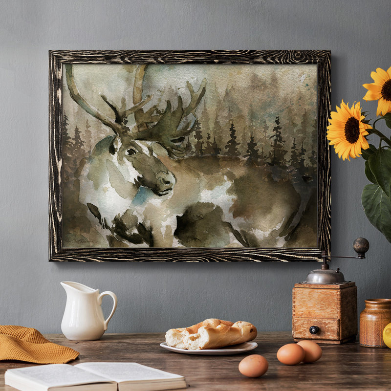 Lodge Twilight III, reproduction d'art sur toile, Noir, H 22 po x l 32 po