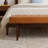 Ellar Genuine Leather Upholstered Bench-1208354482