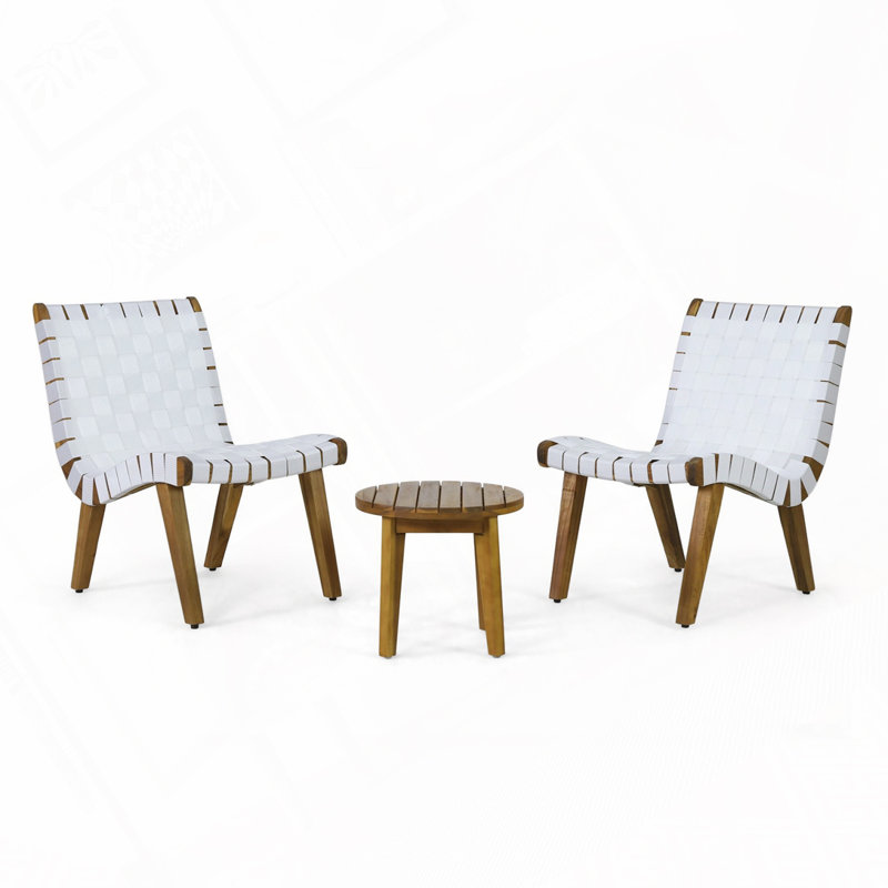 Ensemble de conversation d'extérieur 3 pièces