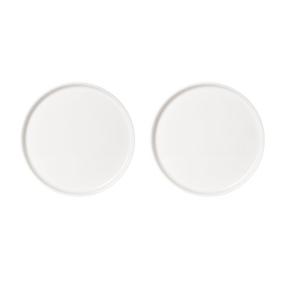 Ensemble de 2 assiettes | Ivoire