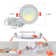 12-Pack 4" LED Recessed Ceiling Light