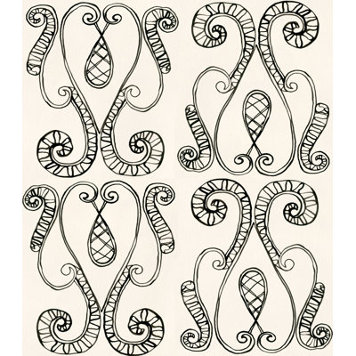 Susan Hable Damask Wallpaper by Susan Hable