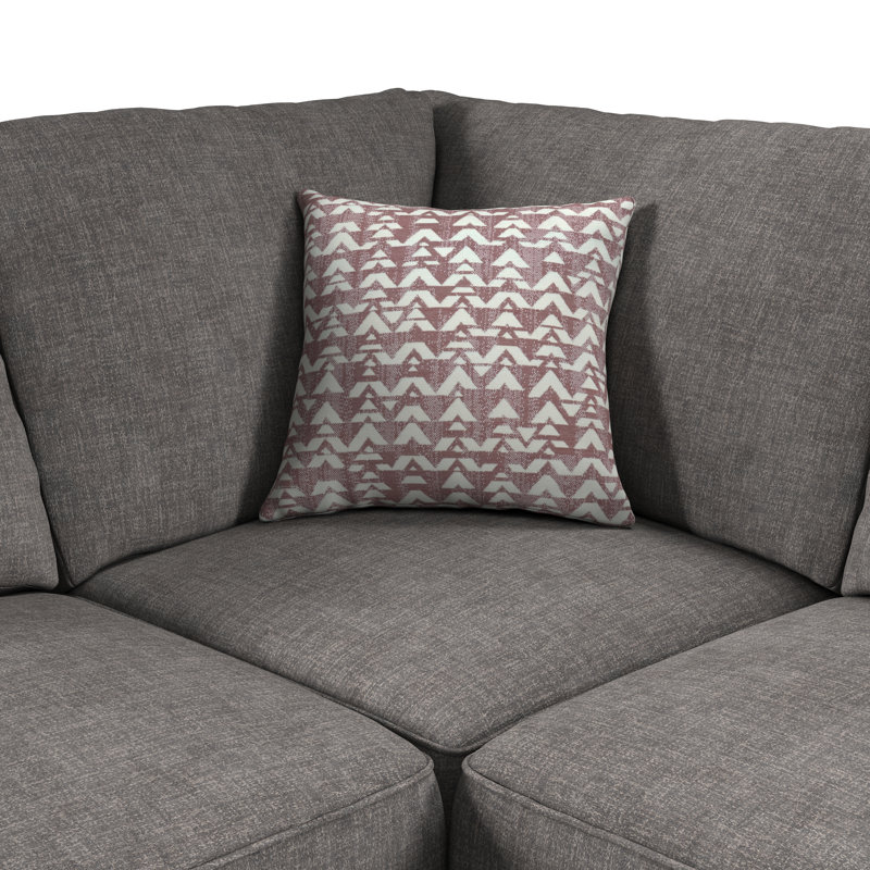 Atenas 2 - Piece Living Room Set, Left Hand Facing, Charcoal