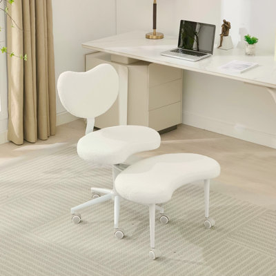 Chaise de méditation Plus, chaise à pieds croisés avec roulettes, chaise TDAH, chaise de bureau Criss