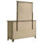 Commode de chambre 6 tiroirs Hazlewood avec miroir Vineyard Oak