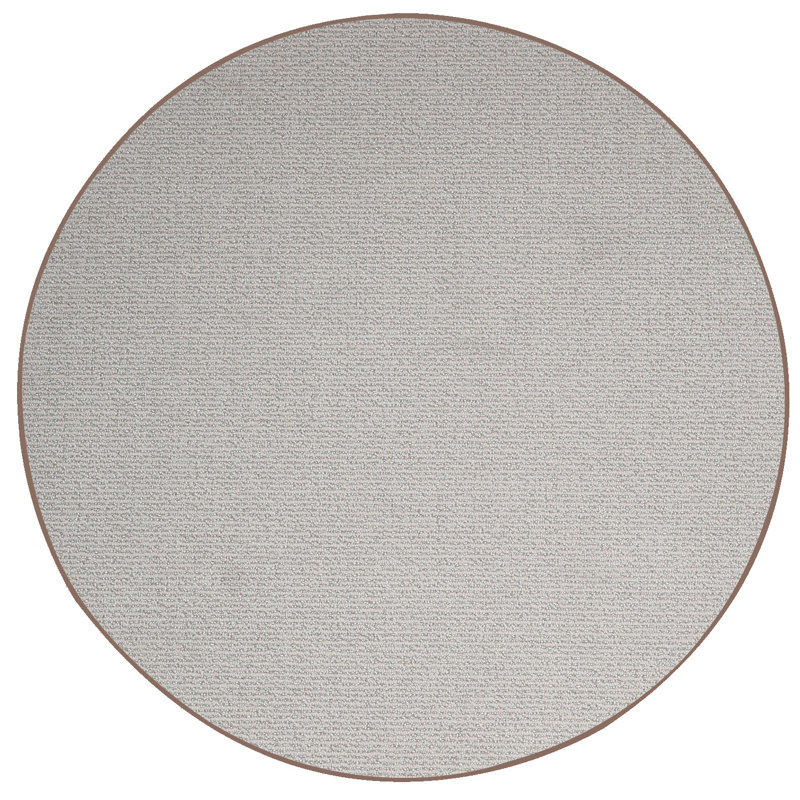 Tapis beige Ghala, Rond 7 pi