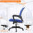 Office Chair Adjustable Height Office Chair Executive Desk Chair Ergonomic Mesh Task Chair Swivel Rolling Office Computer Chair with Armrest Wheels for Office Home-2084070151