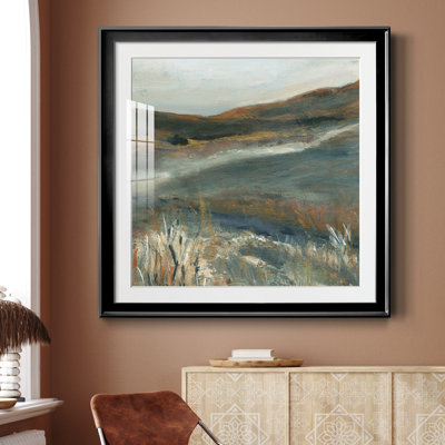 Cuivre crépuscule II - peinture encadrée