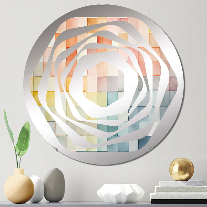 Barnebas - Amorphe Decorative Mirror, 31.4" x 31.4"