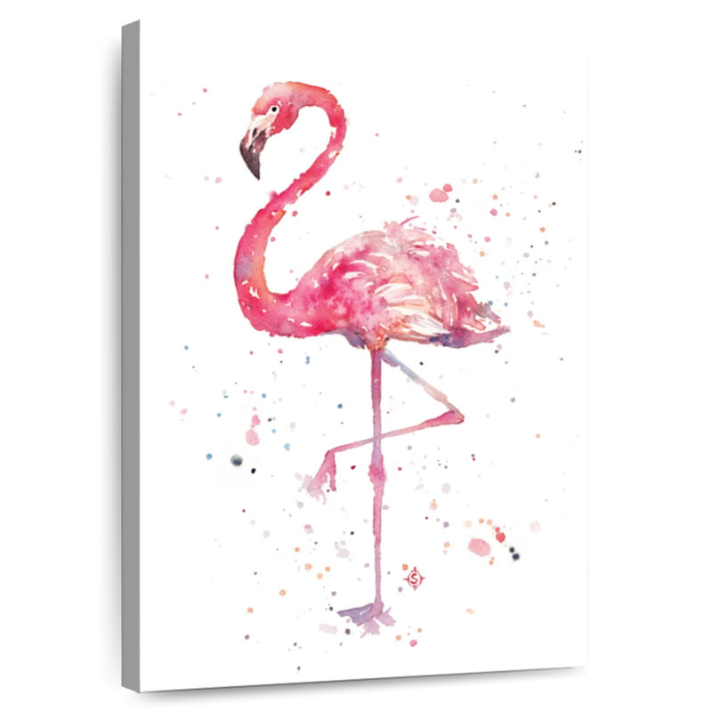 Brampt A Flamingo's Fancy, 12" H x 8" W