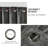 Parker Premium Textured Velvet Grommet Curtain Set ( 2 Panels )-915972541-915972540