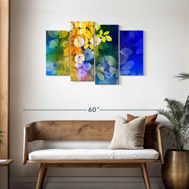 Fleurs Harnek, H 27 po x l 43 po