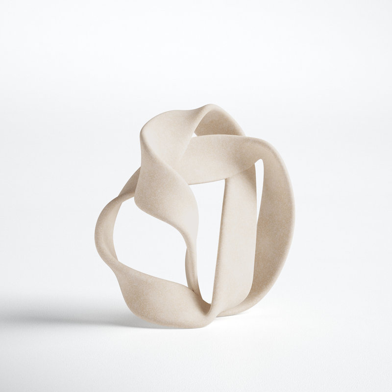 Vonetta Abstract Figurines & Sculptures, Off White