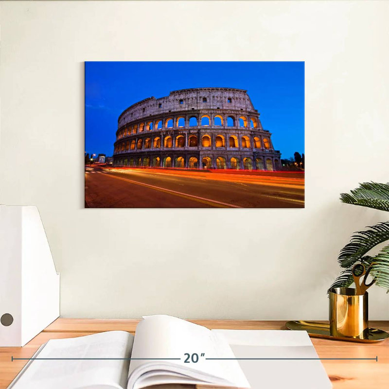 Nicci Dusk Over Colosseum, H 8 po x l 12 po