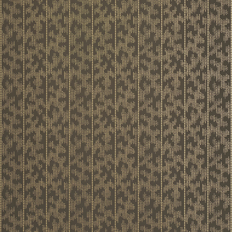 Schumacher x David Oliver Montpellier Wallpaper, Bronze Gilt