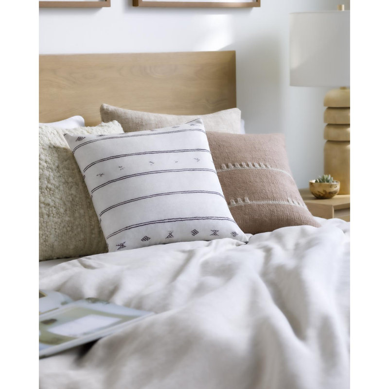 Emily Jean Accent Throw Pillow Cover, 18"H x 18"W, Polyester