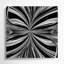 Art mural sur toile noir Op Art 3-551541361