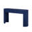 Entryway Table, Modern Console Table With Oval Top And 2 Drawers-1527033387