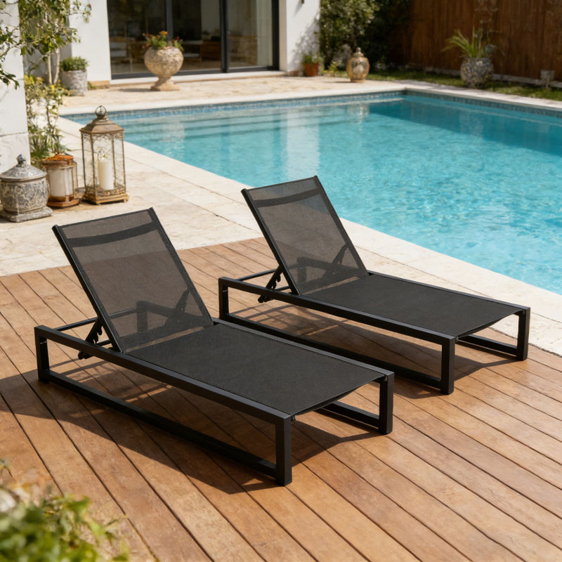 CHAISE EXTÉRIEURE, Noir, 2