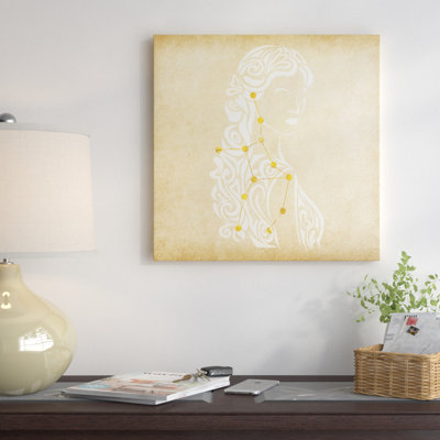 « avec constellaté méticuleuse », impression sur toile tendue