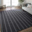 Striped Area Rug in Navy/Light Blue-1139659141