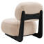 Phia Camel Upholstered Armless Accent Chair