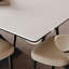 Ensemble de table de salle à manger rectangulaire haut de gamme noir-1127869688