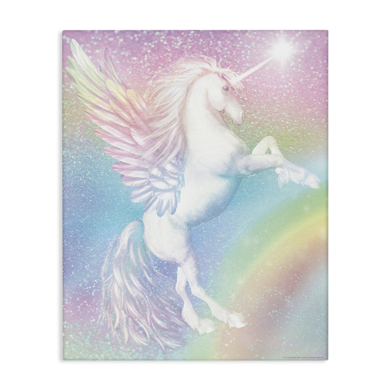 «Pastel Glitz Unicorn» par Reinders, H 30 po x l 24 po