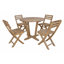 Descanso Alabama Outdoor 5 - Piece Teak Dining Set