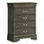 Coffre de rangement élégant gris traditionnel-1894886026
