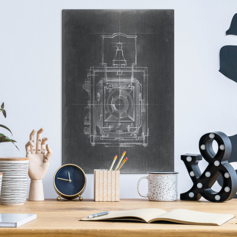 «Caméra Blueprints I» par Ethan Harper, H 16 po x l 12 po