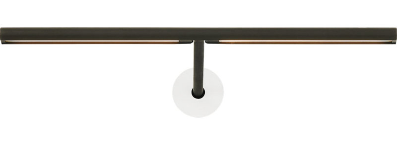 Plural Dome Picture Light, 0.5" H x 12" W x 8.9" D, Bronze, 9.9