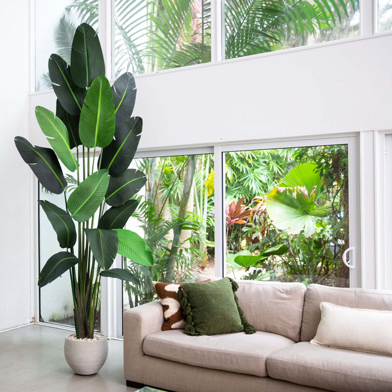 120'' Faux Palm Tree in Pot Liner