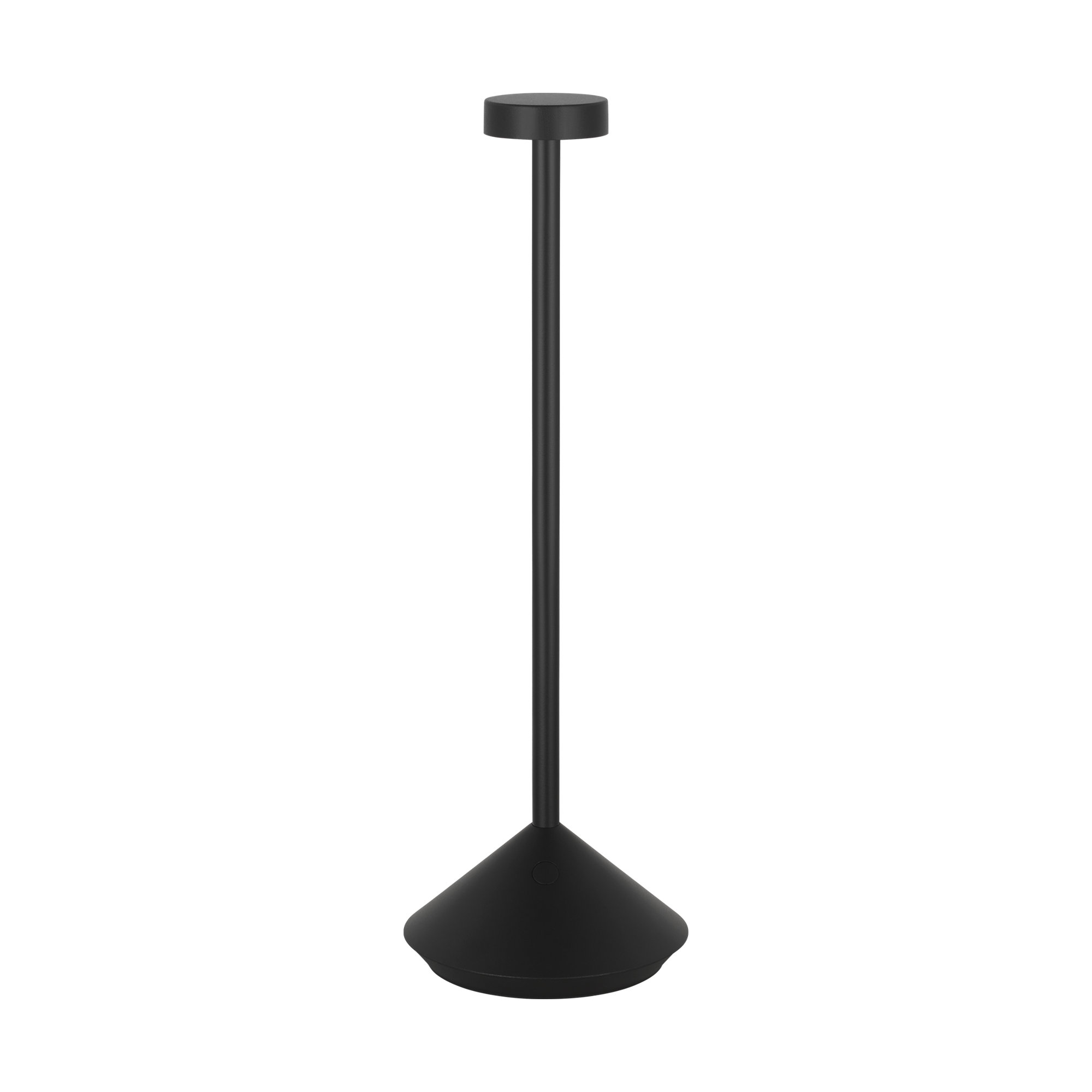 Moneta Accent Rechargeable Table Lamp, Black