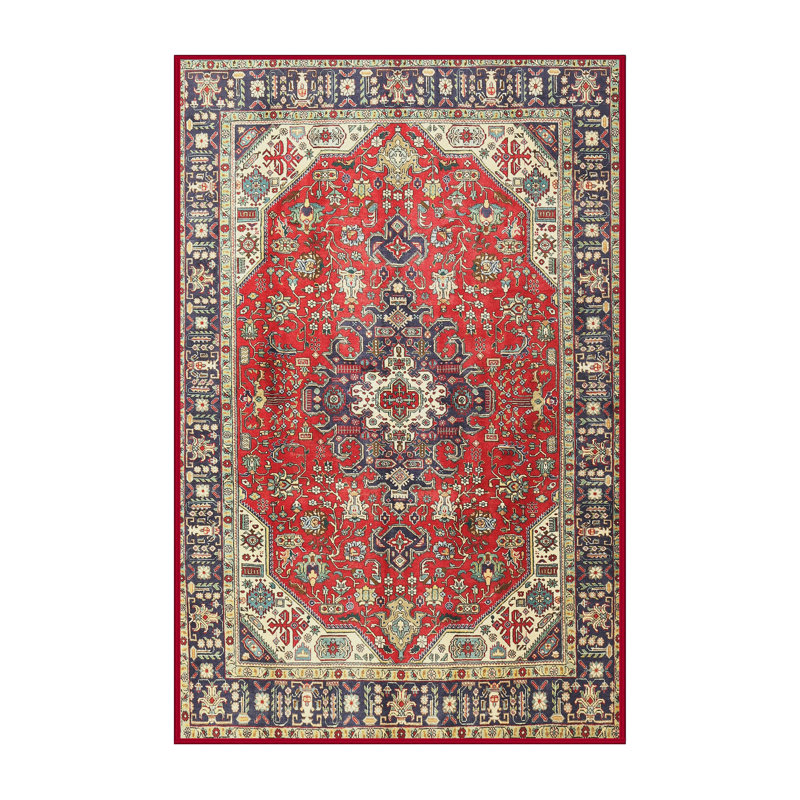 Tapis rouge à motif sud-ouest, Rectangle 5 pi x 7 pi