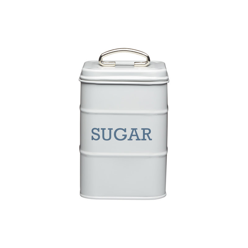 Living Nostalgia Sugar Jar, 17cm H x 11cm W x 12cm D, Grey