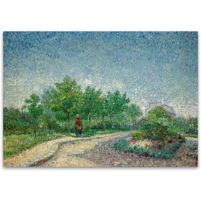 Murale Femme dans le jardin