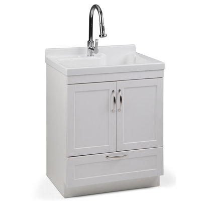 Maile 28"W Utility Sink & Laundry Cabinet
