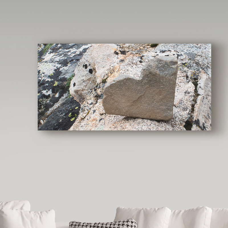 « love rocks », reproduction de photo sur toile tendue, H 24 po x l 47 po x P 2 po