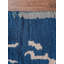 Bleu | Tapis intérieur beige en laine noué à la main-664786815