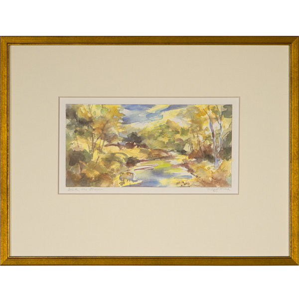 Beside the Stream - Peinture encadrée