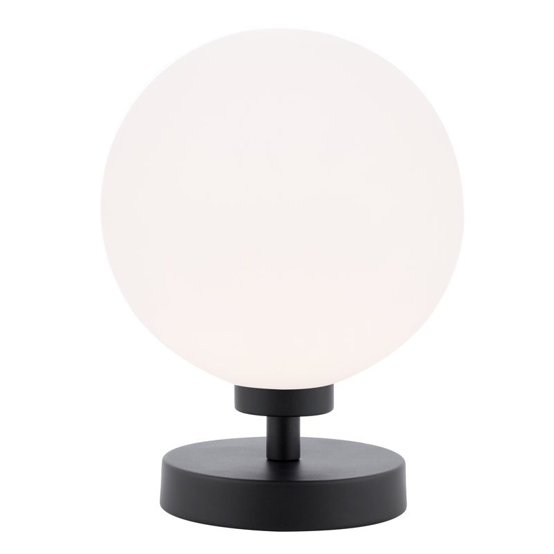 Metal Table Lamp Lamp, Black, 21 cm H x 15 cm W x 15 cm D