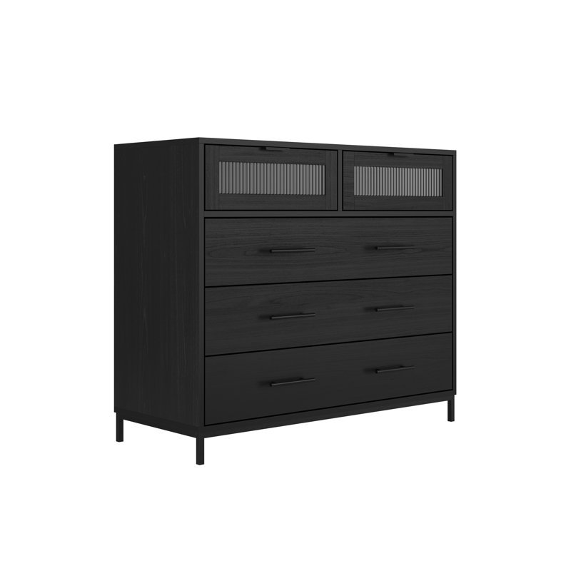 Redegonda 95cm W 5 - Drawer Chest of Drawers