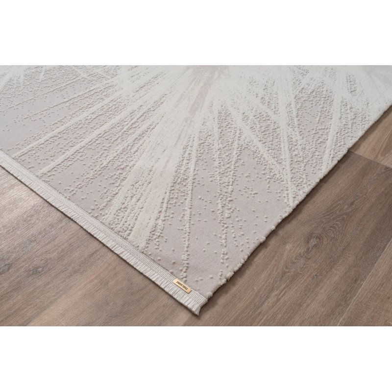 Stefane Cotton Abstract Rug, Rectangle 2'8" x 5'