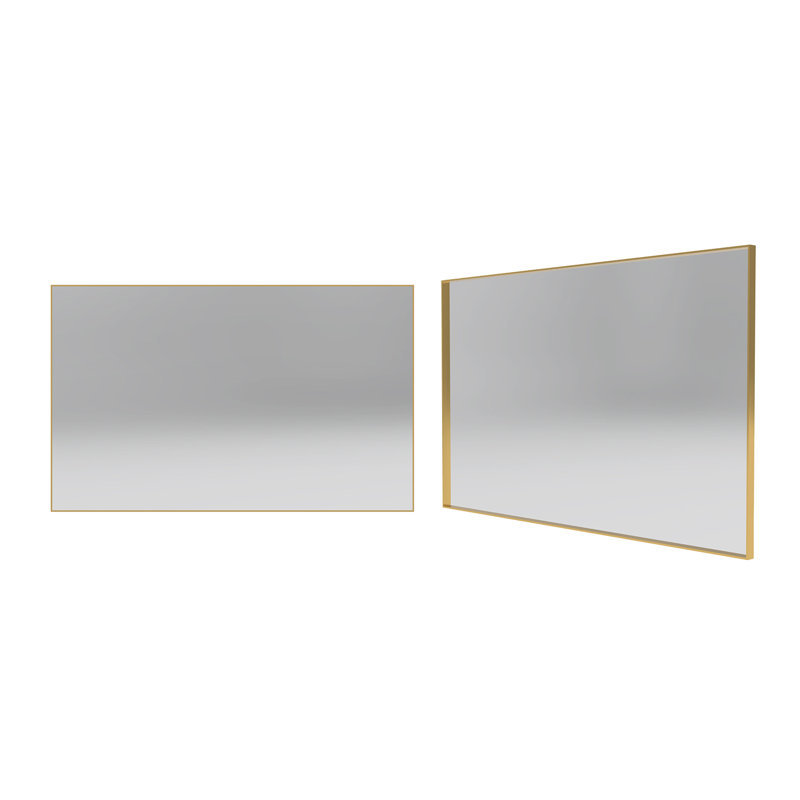 Miroir de salle de bain Jerey, Or brossé