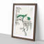 Three Warbling White-Eye Birds by Numata Kashu - Picture Frame Painting Print-55769286-55769285
